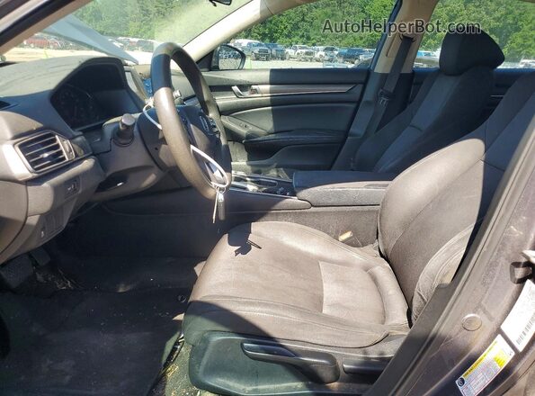 1HGCV1F11JA086386 2018 HONDA ACCORD Серый Вид панели приборов