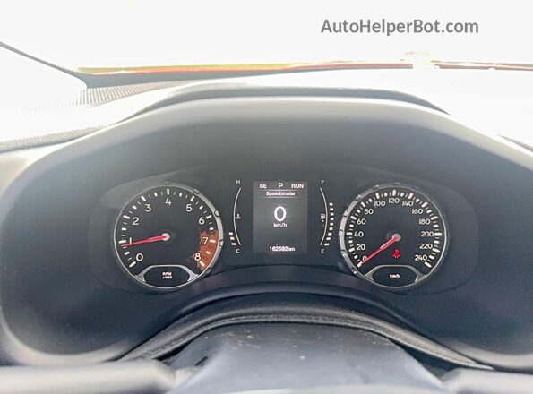 ZACCJABT8GPC75076 2016 JEEP RENEGADE Red Instrument cluster view