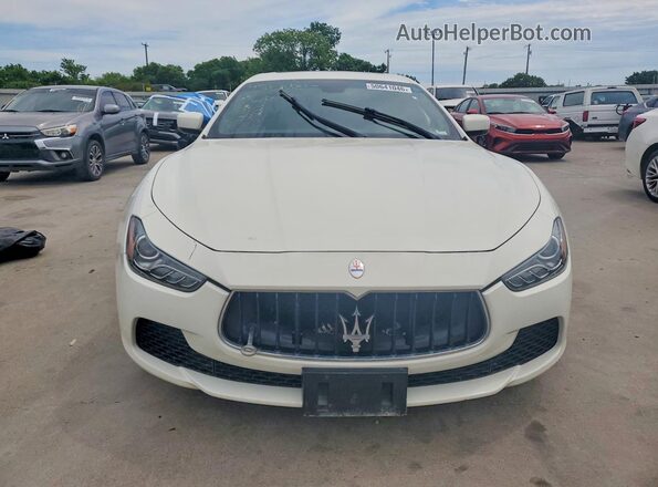 ZAM57RTA9G1177091 2016 MASERATI GHIBLI White Widok z tyłu