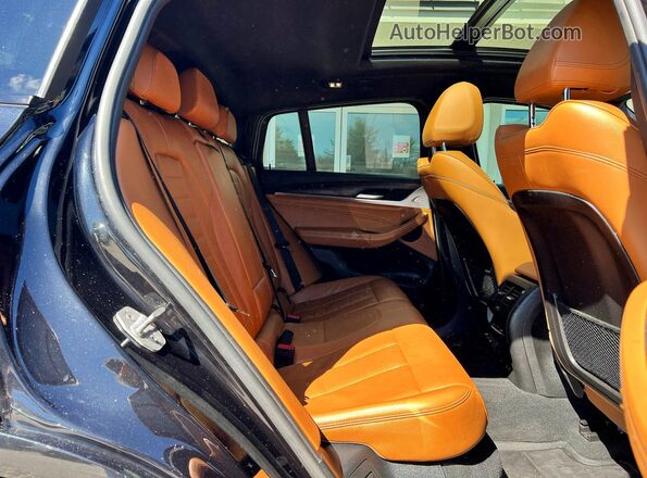 5UX2V1C01L9C64762 2020 BMW X4 Black Vista trasera