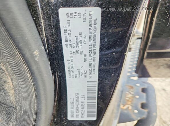 1C6RRFFGXMN605759 2021 RAM 1500 Black Vista de la etiqueta del VIN