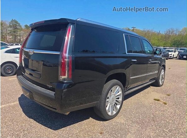 1GYS4KKJ9GR230084 2016 CADILLAC ESCALADE Черный Вид спереди