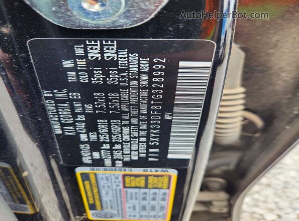 5XYK33DF8TG328992 2026 KIA SPORTAGE Black Панорамний вид салону 360°