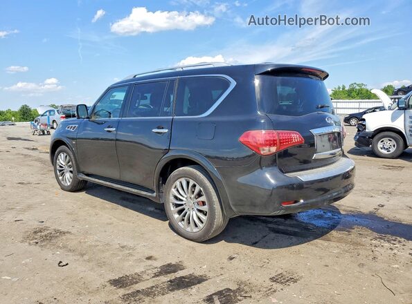 JN8AZ2NE2H9159771 2017 INFINITI QX80 Черный Задняя правая четверть