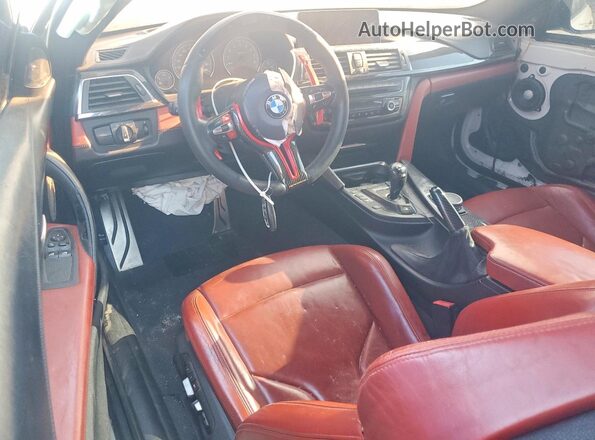 WBS3R9C50GK336317 2016 BMW M4 Белый Вид щитка приборов