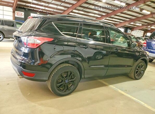1FMCU9GD1JUA43119 2018 FORD ESCAPE Черный Задняя правая четверть