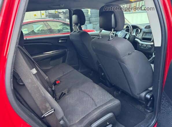 3C4PDCBG5JT508631 2018 DODGE JOURNEY Красный Вид салона спереди