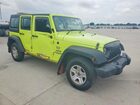 2016 Jeep Wrangler Unlimited Sport Зеленый vin: 1C4BJWKG5GL321463