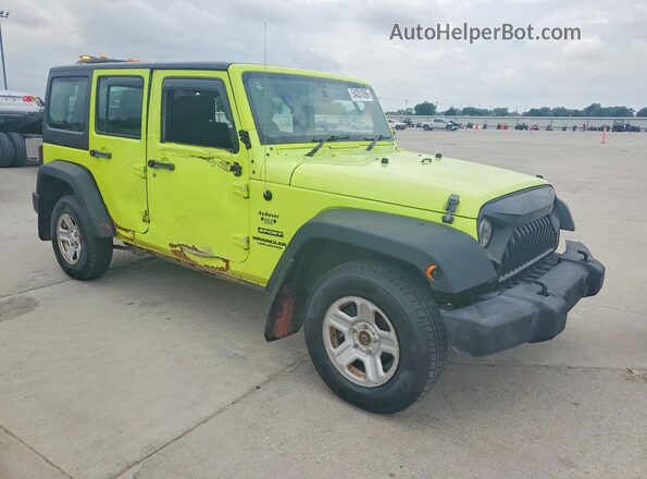 1C4BJWKG5GL321463 2016 JEEP WRANGLER Зеленый Вид спереди