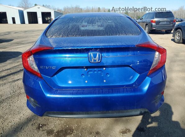2HGFC2E51HH014533 2017 HONDA CIVIC Blue Widok z tyłu