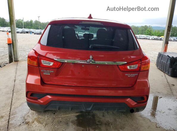 JA4AP3AU6JZ031358 2018 MITSUBISHI OUTLANDER Red Widok wnętrza z przodu