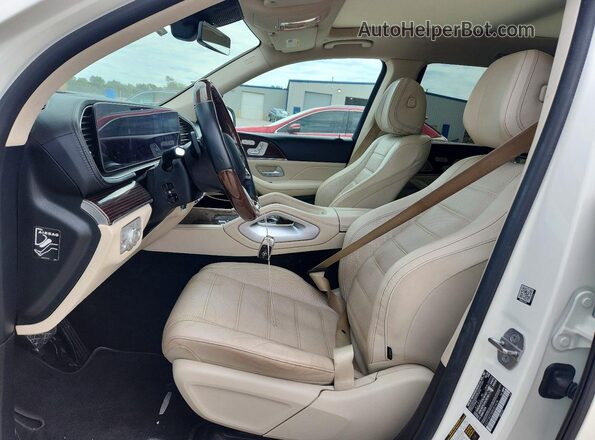 4JGFF5KE5MA351478 2021 MERCEDES-BENZ GLS White Widok deski rozdzielczej