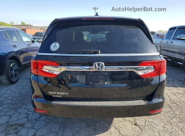 5FNRL6H77JB046107 2018 HONDA ODYSSEY Черный Вид салона спереди