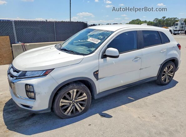 JA4AP3AU6LU016729 2020 MITSUBISHI OUTLANDER White Przód lewy