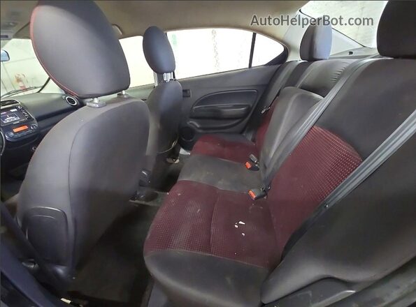 ML32F4FJ4LHF06330 2020 MITSUBISHI MIRAGE Black Widok wnętrza z przodu