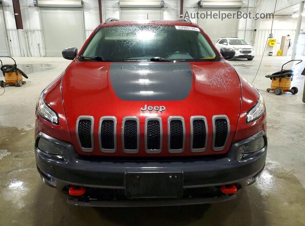 1C4PJMBS5GW292950 2016 JEEP CHEROKEE Red Vista trasera