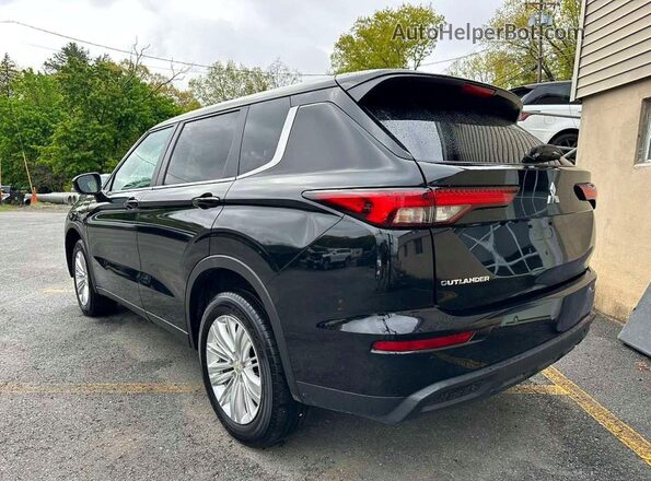 JA4J4UA89RZ057417 2024 MITSUBISHI OUTLANDER Черный Задняя правая четверть
