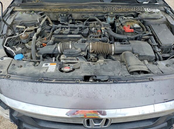 1HGCV1F10KA161564 2019 HONDA ACCORD Gray Widok komory silnika
