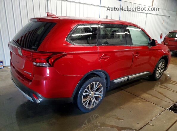 JA4AZ3A36HZ010845 2017 MITSUBISHI OUTLANDER Красный Передняя правая четверть
