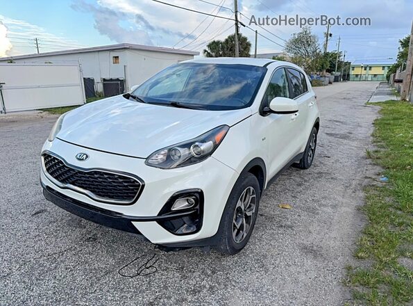 KNDPMCAC9L7699024 2020 KIA SPORTAGE White უკანა მარჯვენა