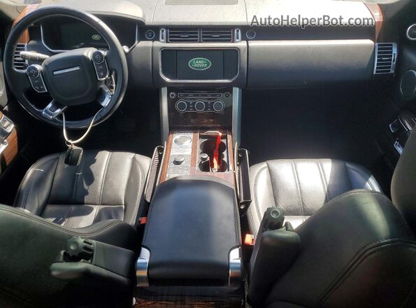 SALGS2PF2GA312655 2016 LAND ROVER RANGE Черный Вид щитка приборов