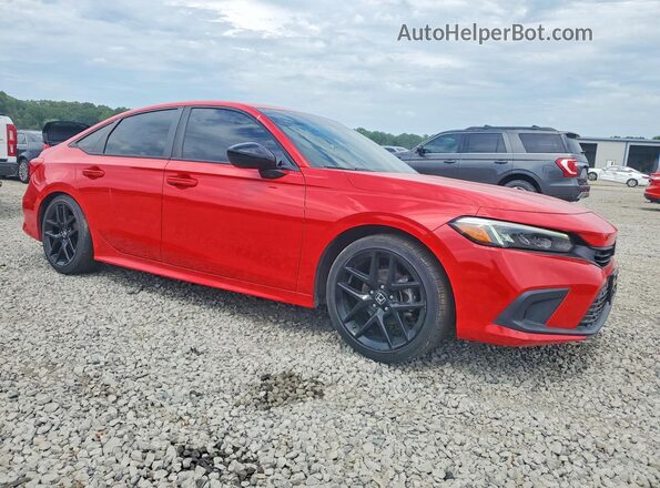 2HGFE2F56NH580532 2022 HONDA CIVIC Red Вид спереду