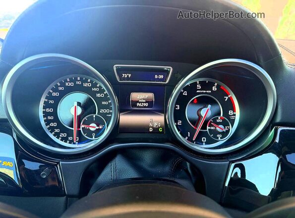 4JGDF7EE9GA710799 2016 MERCEDES-BENZ GL-CLASS Black Vista del cuadro de instrumentos