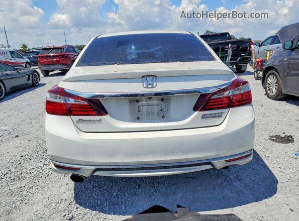 1HGCR2F16HA231331 2017 HONDA ACCORD Белый Вид салона спереди