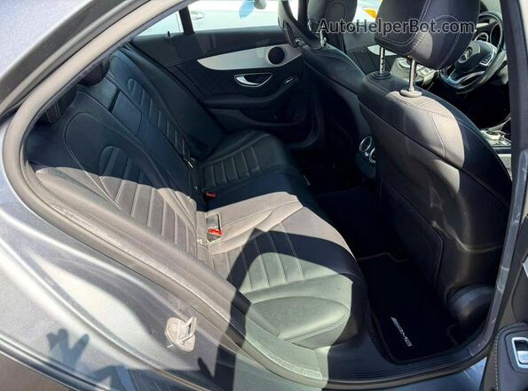 55SWF6EB0JU242794 2018 MERCEDES-BENZ C Gray Вид щитка приладів