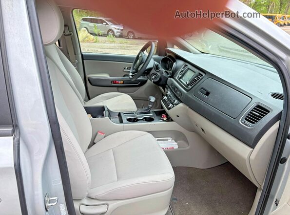 KNDMA5C17K6559206 2019 KIA SEDONA Серый Вид сзади