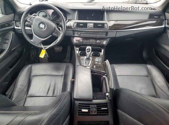 WBA5B1C53GG130446 2016 BMW 5 SERIES Silver Widok zestawu wskaźników