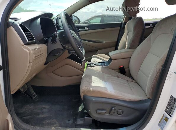 KM8J33AL5KU062443 2019 HYUNDAI TUCSON White Вид панелі приладів