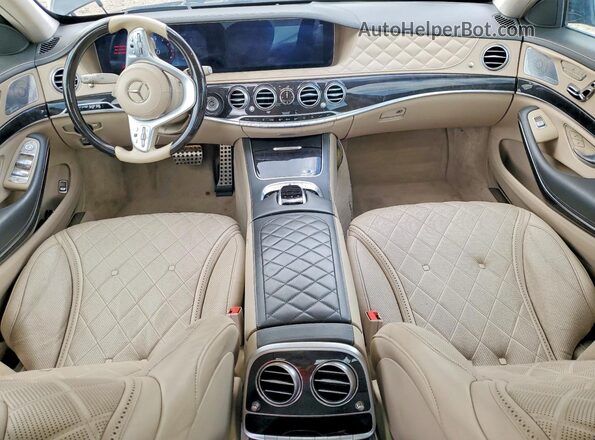 WDDUG8GB2JA396940 2018 MERCEDES-BENZ S Серый Вид щитка приборов