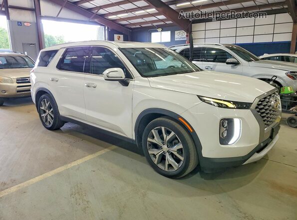 KM8R4DHE8MU187386 2021 HYUNDAI PALISADE Белый Вид спереди