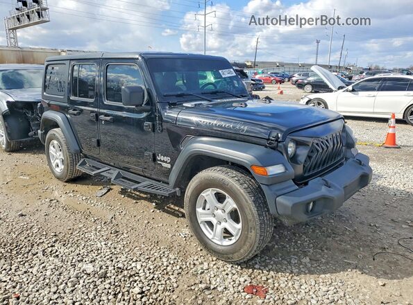 1C4HJXDG5JW233905 2018 JEEP WRANGLER Черный Вид спереди