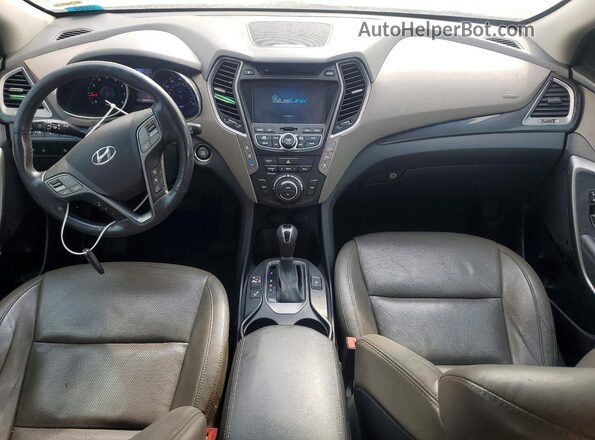 KM8SR4HF5GU156869 2016 HYUNDAI SANTA Серебряный Вид щитка приборов