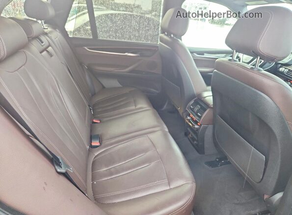 5UXKR2C51J0Z15537 2018 BMW X5 Black Widok komory silnika