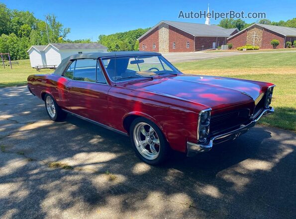 237677B123751 1967 PONTIAC LEMANS Red Trasero izquierdo