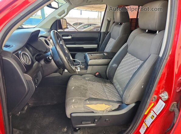 5TFEY5F16KX245780 2019 TOYOTA TUNDRA Red წინა პანელის ხედი