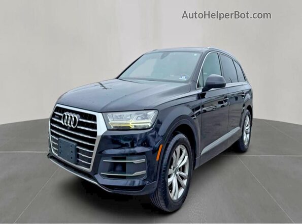WA1LAAF7XHD031470 2017 AUDI Q7 Black Задня права чверть