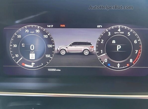 SALWR2SU8LA746490 2020 LAND ROVER RANGE Gray Vista del salpicadero