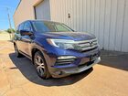 2017 Honda Pilot Ex Синий vin: 5FNYF6H34HB101039