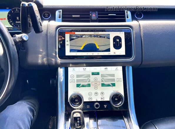 SALWR2SUXMA785034 2021 LAND ROVER RANGE Черный Вид задней части салона