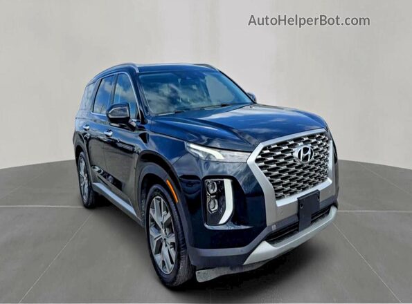 KM8R34HE7MU209221 2021 HYUNDAI PALISADE Черный Задняя левая четверть