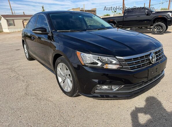 1VWBA7A33JC005519 2018 VOLKSWAGEN PASSAT Черный Передняя левая четверть