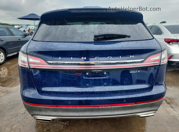 2LMPJ6L9XKBL12644 2019 LINCOLN NAUTILUS Синий Вид салона спереди