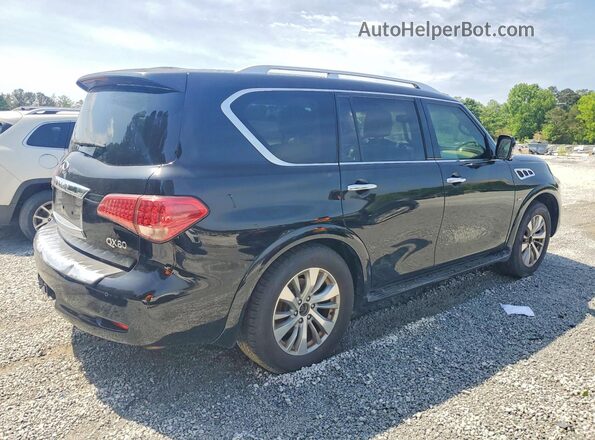 JN8AZ2NF7G9613570 2016 INFINITI QX80 Черный Передняя правая четверть