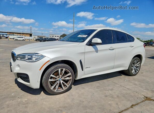 5UXKU2C36H0X46932 2017 BMW X6 Белый Передняя левая четверть
