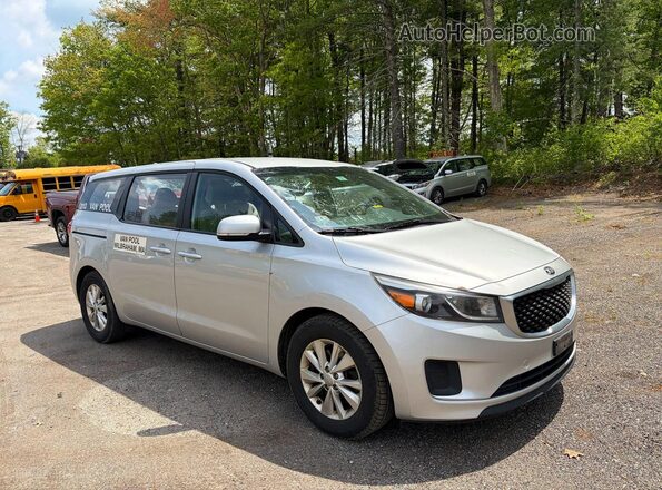 KNDMA5C15G6120531 2016 KIA SEDONA Серый Передняя левая четверть