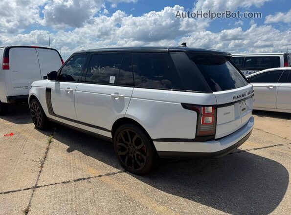 SALGS3EF9GA273443 2016 LAND ROVER RANGE Белый Передняя правая четверть